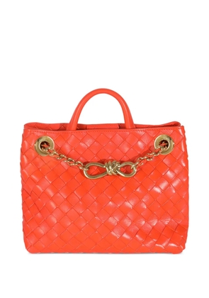 Bottega Veneta Pre-Owned small Andiamo Intrecciato tote bag - Orange