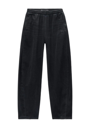 Alexander Wang elasticated drawstring track pants - Black