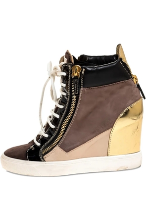 Giuseppe Zanotti Vintage 80mm leather sneakers - Brown