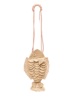 ALEMAIS Horizon Fish clutch bag - Neutrals