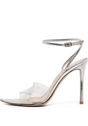 Gianvito Rossi 100mm leather sandals - Neutrals