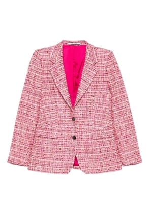 Tagliatore tweed two-button blazer - Pink