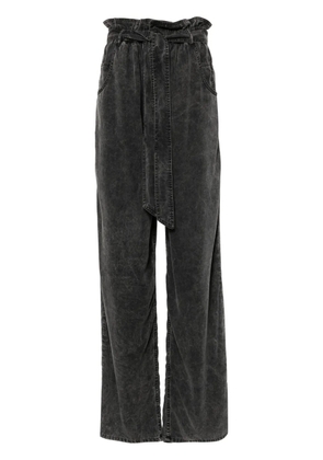 MARANT ÉTOILE Priana chambray trousers - Black