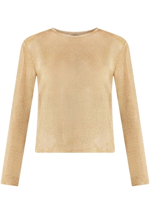 TOM FORD Tom Ford Womens Gold Long Sleeve Top
