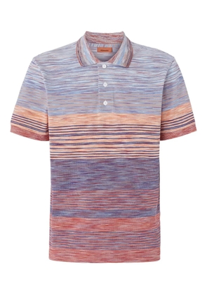 Missoni striped polo shirt - Blue