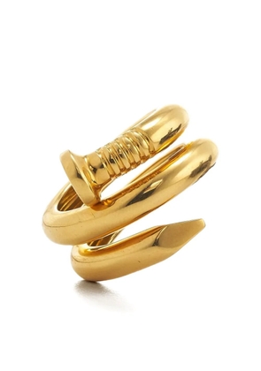 David Webb 18K yellow gold Nail ring