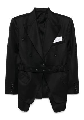 Rokh double layered blazer - Black