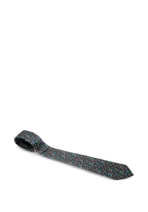Dunhill pre-owned silk tie - Blue