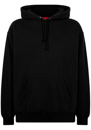 Supreme cropped panels hoodie - Black
