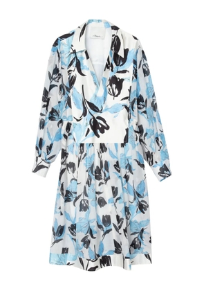 3.1 Phillip Lim floral-print belted dress - Neutrals