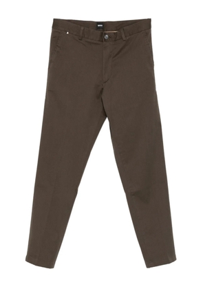 BOSS stretch-design chino trousers - Brown