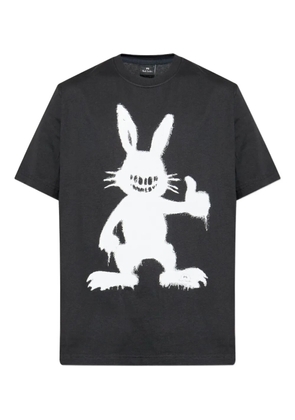 PS Paul Smith rabbit-print T-shirt - Black