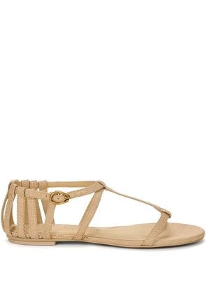 Cult Gaia leather sandals - Neutrals