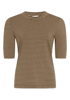 Rosetta Getty striped short-sleeve T-shirt - Neutrals