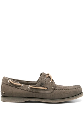 Timberland leather boat shoes - Brown