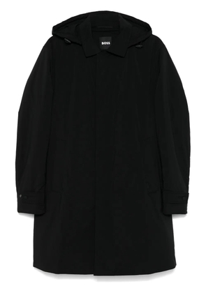 BOSS hooded coat - Black