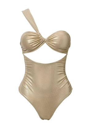 SOFIA ERHAN Aura cutout swimsuit - Neutrals