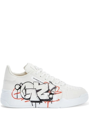 Giuseppe Zanotti Talon graphic-print sneakers - White