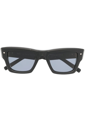 VALENTINO GARAVANI EYEWEAR Rockstud square-frame sunglasses - Black