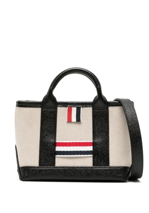 Thom Browne mini Tool leather tote bag - Black