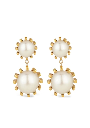 ATELIER MON freshwater pearl plated earrings - Gold