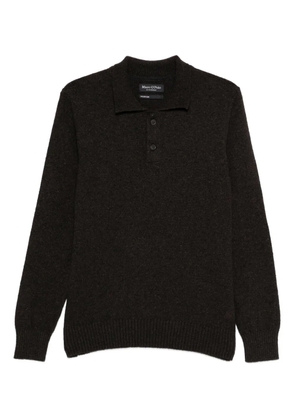 Marc O'Polo buttoned polo shirt - Brown