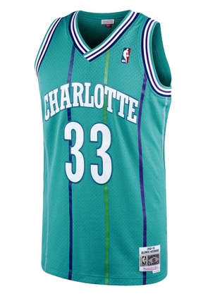 Mitchell & Ness Authentic Road Hornets 1992 Alonzo Mourning 'Teal' jersey - Green