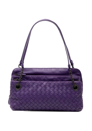 Bottega Veneta Pre-Owned 2012-2025 Nappa Intrecciato Triple Zip shoulder bag - Purple