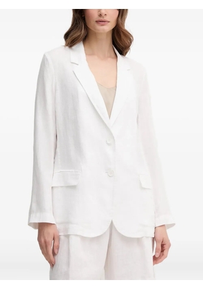 Benetton linen blazer - White