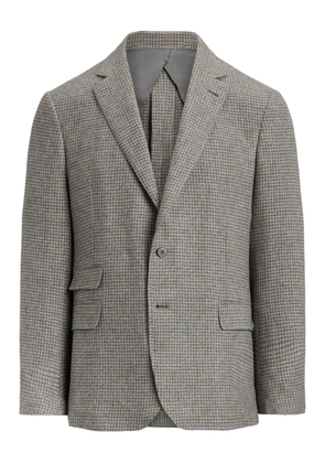 Ralph Lauren Purple Label houndstooth single-breasted blazer - Grey