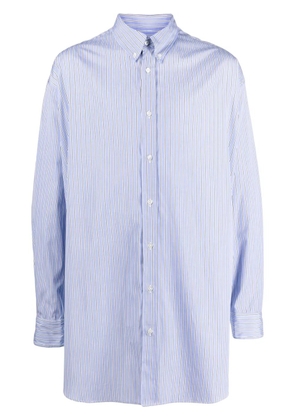 Maison Margiela organic-cotton Oxford shirt - Blue