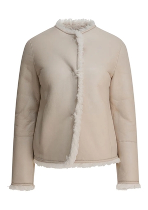 FURLING BY GIANI shearling jacket - Neutrals