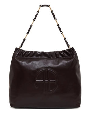 ANINE BING Kate logo-embossed shoulder bag - Red