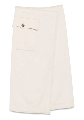 Philosophy Di Lorenzo Serafini A-line midi skirt - Neutrals