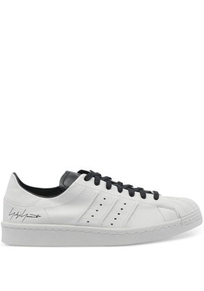 Y-3 Superstar perforated-detail logo sneakers - White