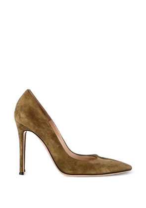 Gianvito Rossi pointed-toe suede pumps - Green