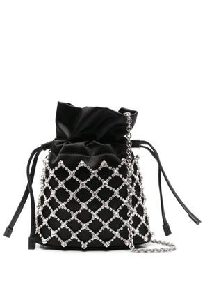 Aquazzura Crystal Lover bucket bag - Black