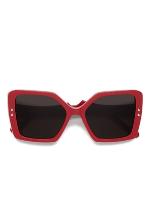 Marni Eyewear Nimrela rectangle-frame sunglasses - Red