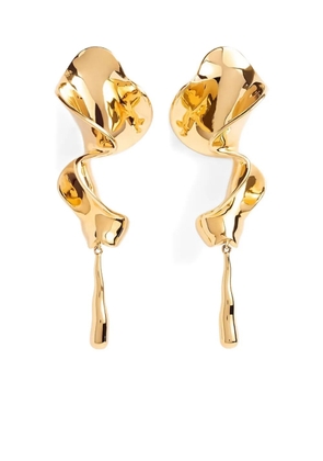 KHAITE Tidal drop earrings - Gold