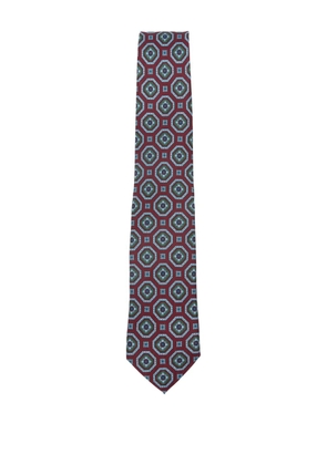 BIGI MILANO geometric-patterned tie - Red