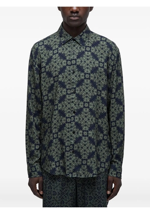 Osklen Tile-print shirt - Green