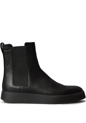 Calvin Klein leather chelsea boots - Black