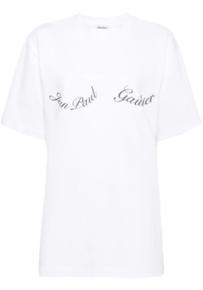Jean Paul Gaultier logo-lettering cotton T-shirt - White