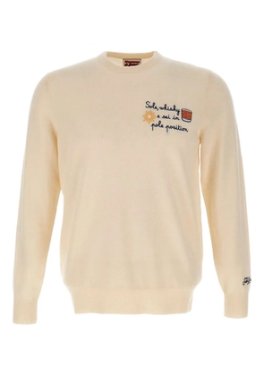 MC2 Saint Barth Heron Sole Pole Position crew-neck sweater - Neutrals