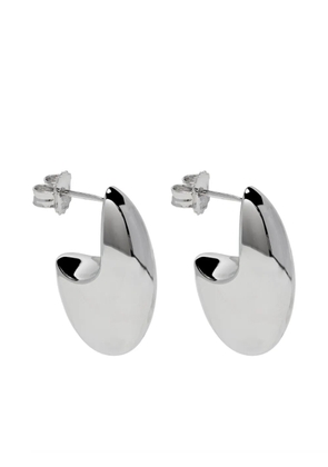 Otiumberg pebble polished-finish earrings - Silver