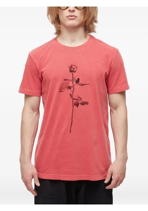 Osklen rose-print T-shirt - Red
