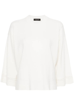 Fabiana Filippi crew-neck cashmere top - Neutrals