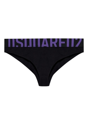 DSQUARED2 logo-band briefs - Black