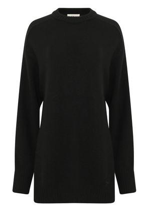 LouLou de Saison crew-neck wool-blend jumper - Black