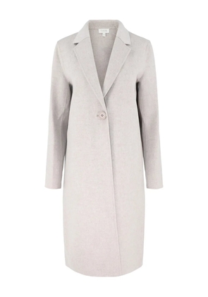 Kinross Cashmere notched-lapels single-button coat - Grey
